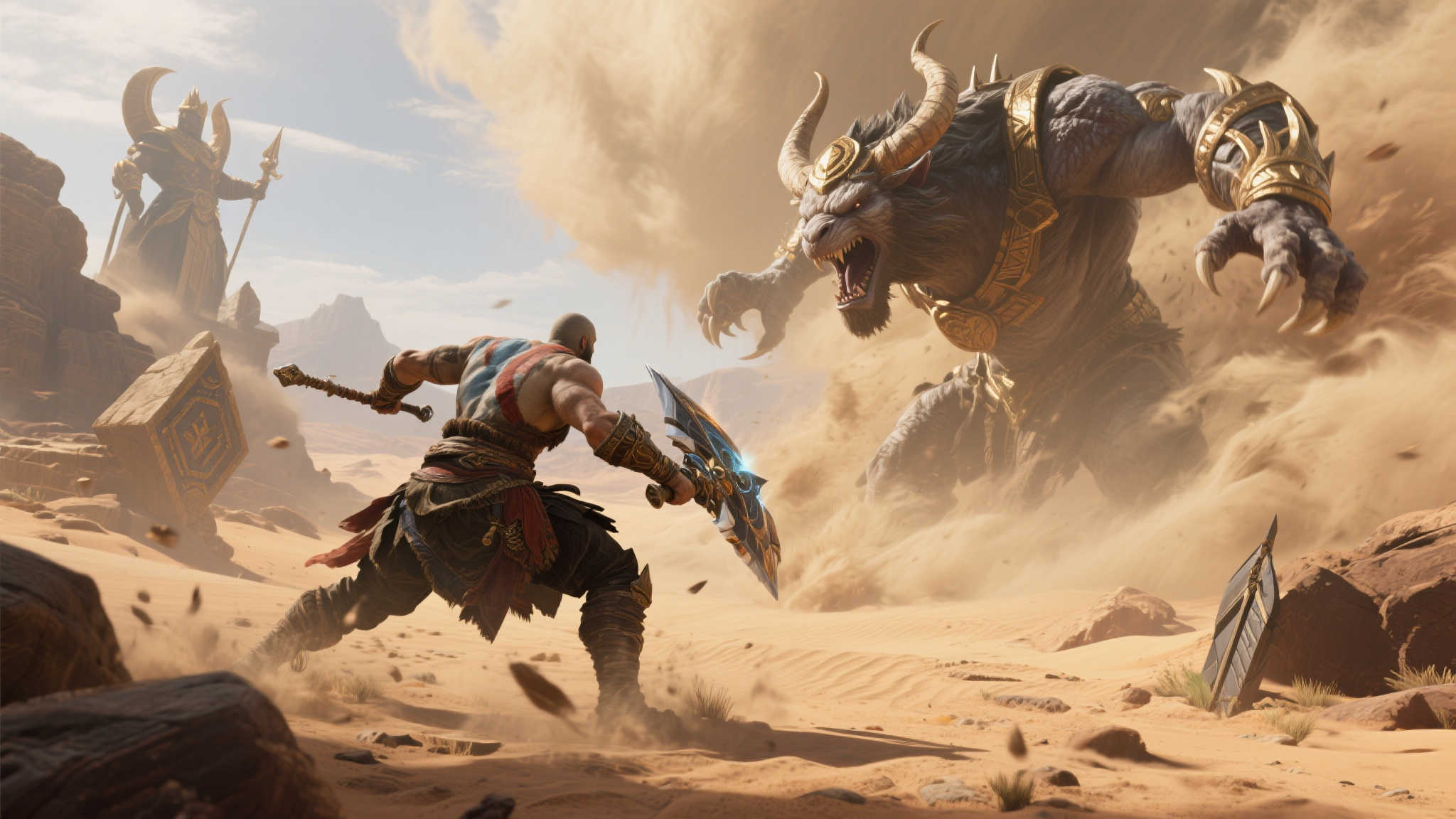 《战神》团队秘密打造7年！埃及神话主题3A大作震撼来袭